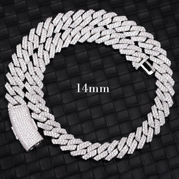 Two Rows Cuban Link Bracelet (Long Clasp)
