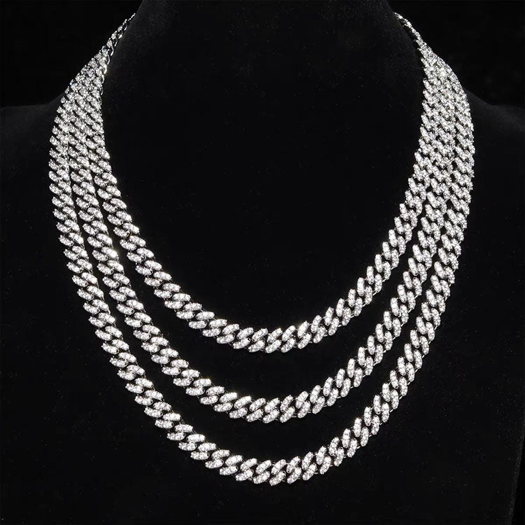 Single Row Cuban Link Necklace