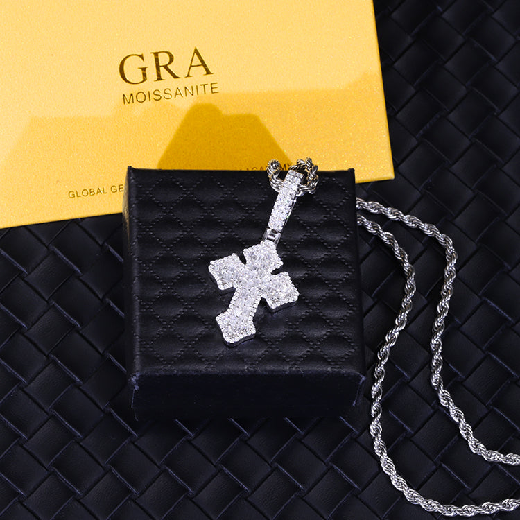 Baguette Cross Pendant