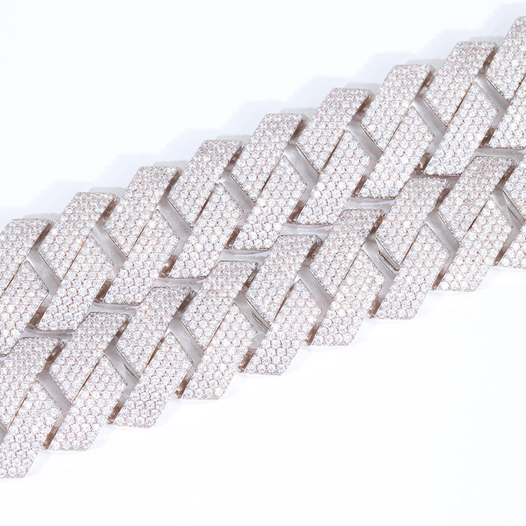 Four Rows Cuban Link Necklace