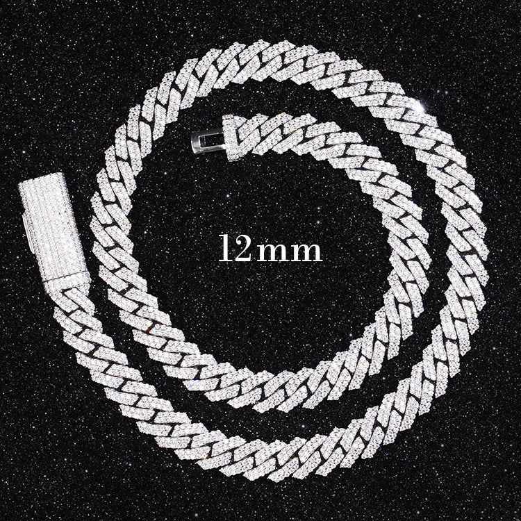 Two Rows Cuban Link Bracelet (Long Clasp)