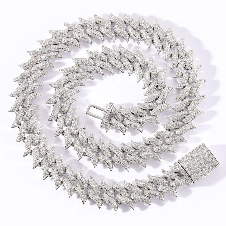 Spiked Cuban Link Necklace