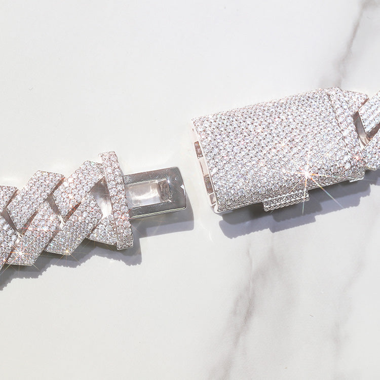 Four Rows Cuban Link Necklace