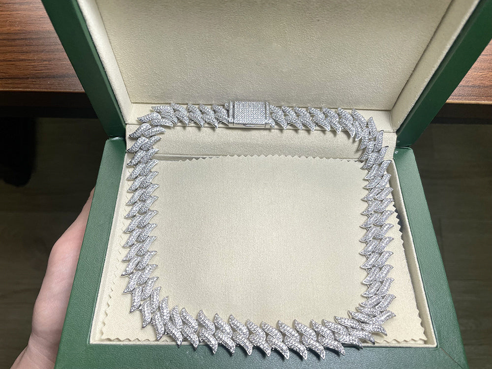 Spiked Cuban Link Necklace