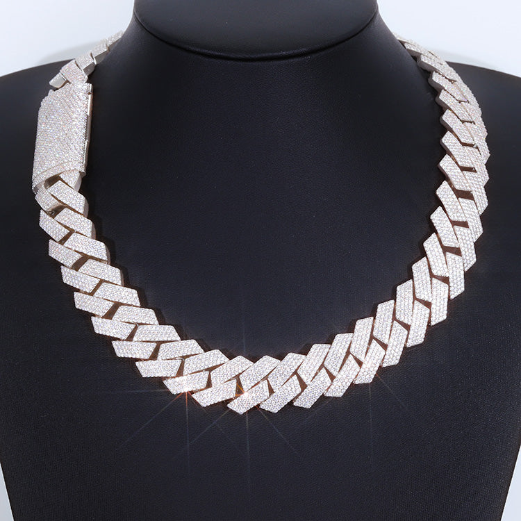 Four Rows Cuban Link Necklace