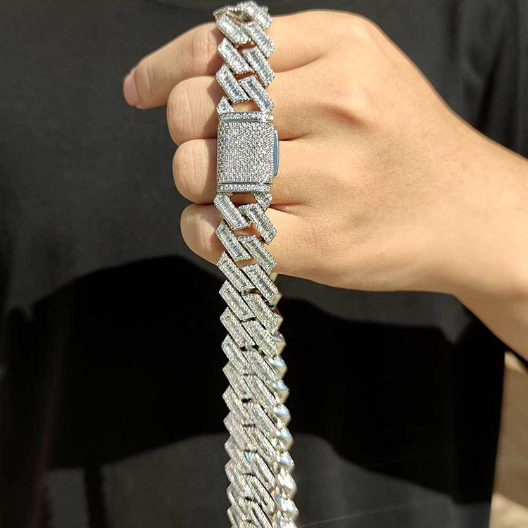 Baguette Cuban Link Bracelet