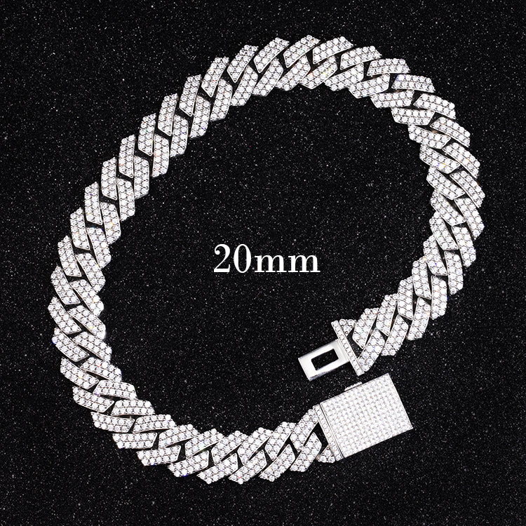 Two Rows Cuban Link Bracelet (Box Clasp)
