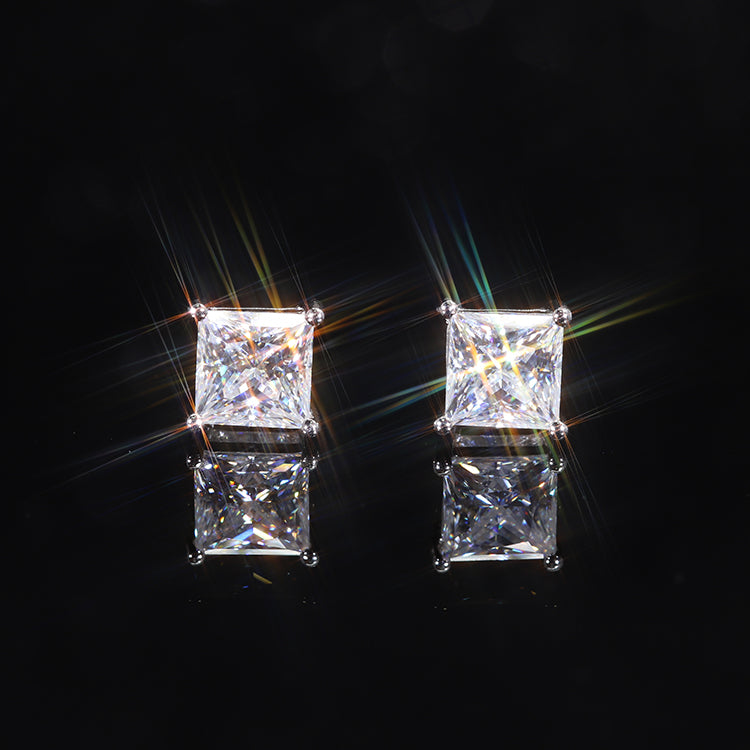 Square Stud Earrings