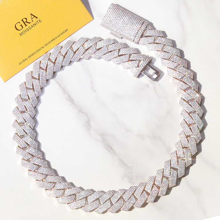 Four Rows Cuban Link Necklace