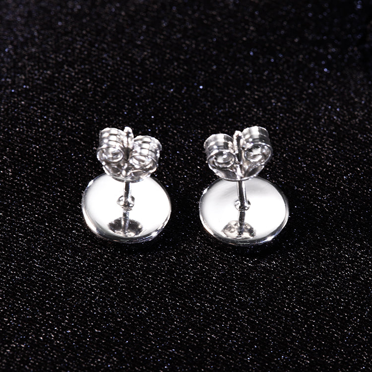 Multi-Stone Circular Stud Earrings