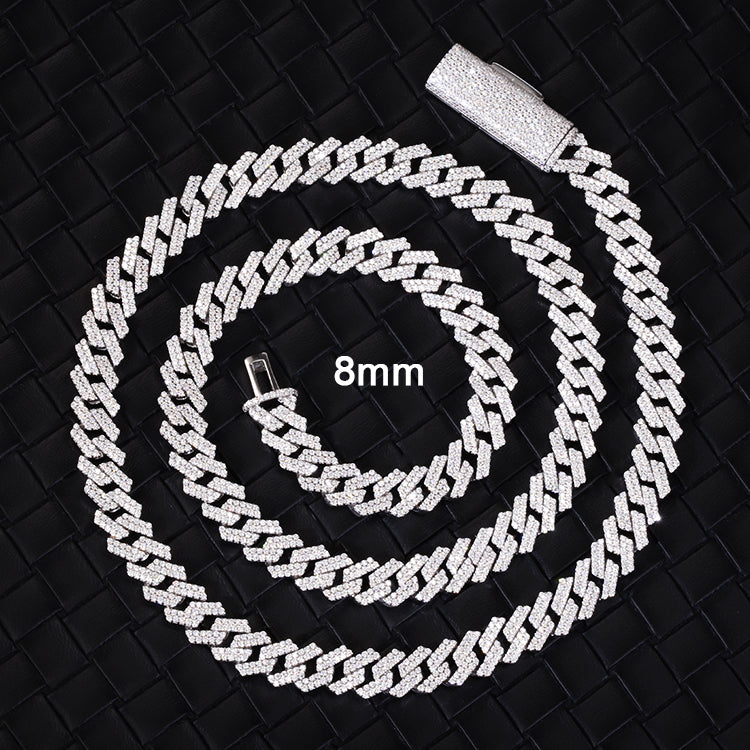 Two Rows Cuban Link Bracelet (Long Clasp)