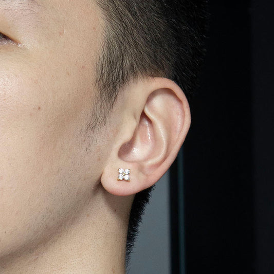 Four Leaf Stud Earrings