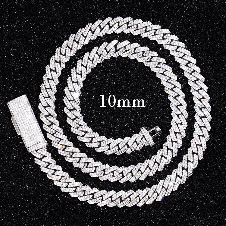 Two Rows Cuban Link Bracelet (Long Clasp)