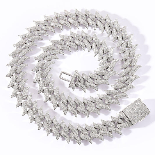 Spiked Cuban Link Necklace