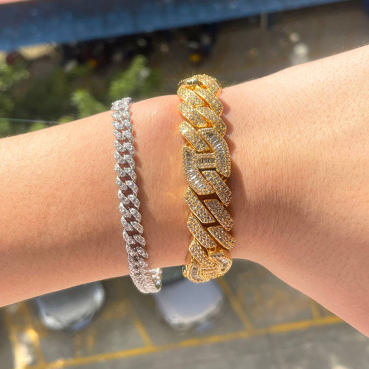 Single Row Cuban Link Bracelet