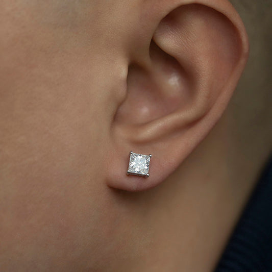 Square Stud Earrings
